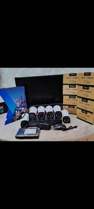 digital kamera: Monitor DVR 8 çıxışlidir (Təzədir) Telefondan izləmə 6 ədəd çöl