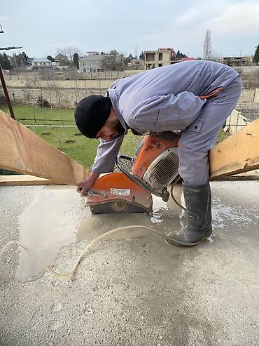 Beton işləri: Beton kəsim xidməti - Beton döşəmə, tavan və divarların dəqiq — 4