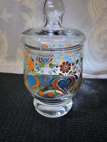 Ostalo posuđe: Bombonijera nova staklena iz 70ih.god. Staklena bombonijera,sve na — 7