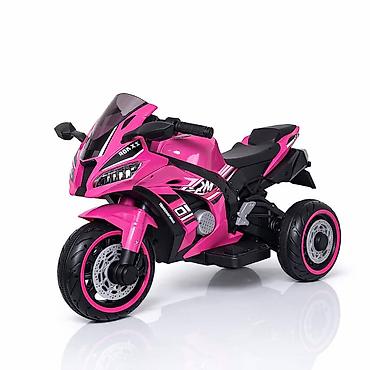 kadica: Motor NINJA 2.0 Roze – Veliki dečiji motor na akumulator na 3 točka — 2