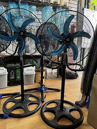 table fan: Напольный электрический вентилятор с большим диаметром решётки и 5 — 2