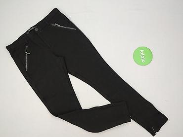 czarne nitki w mango: Zara, Spodnie materiałowe damskie, rozmiar M — 2