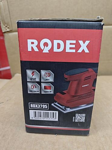 380: RODEX RDX3705 — вибрационная шлифмашина (finishing sander) Основные — 2