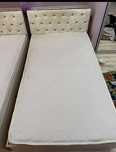 bed sheets: Кровати б/у с матрасами в хорошем состоянии. Мягкое изголовье, удобные — 2