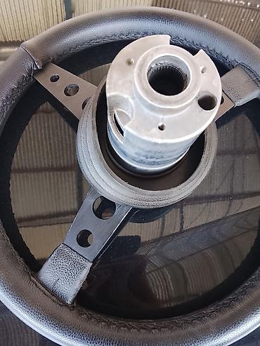 2 el motor fiyatları: Sükan çarxı – idman üslublu, 3 şüalı, universal - Material: qara dəri — 2