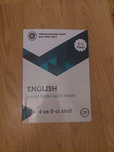 Məhsul: “ENGLISH – Liseyə Qəbul üçün Vəsait” (4 və 5-ci sinif) Nəşr