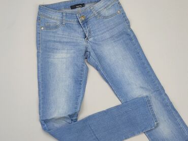 spódnice dżinsowe z przetarciami: Jeans, XS (EU 34), condition - Fair