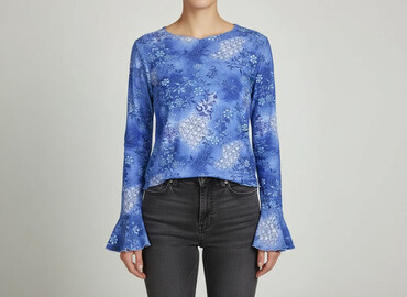 elegancka bluzka damska plus size: Жіноча блуза, розмір S