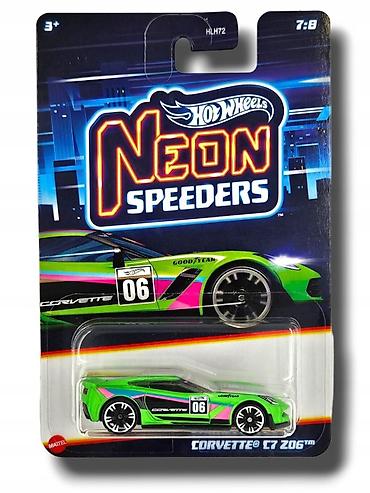 Hot Wheels Neon Speeders – Corvette C7 Z06 - Model: Corvette C7 Z06 -