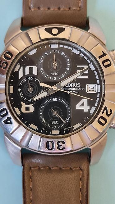 Ručni satovi: Lorus muški hronograf – 100 m - Model: Lorus Chronograph (mehanizam — 7