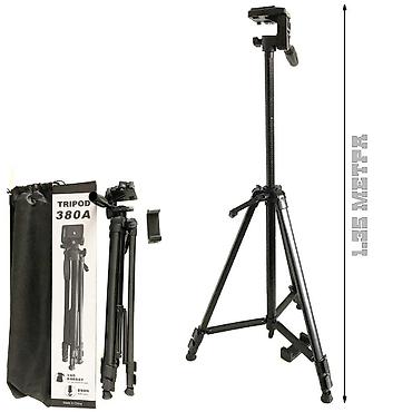 штатив для телефонов: Штатив трипод TriPod 380A 0,5-1,35 м для камеры и телефона — 1