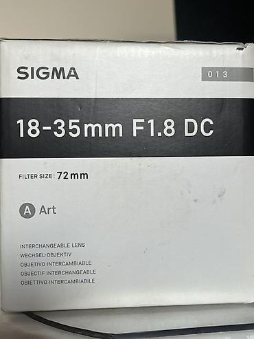 sigma 2470mm: Объектив Sigma 18–35mm F1.8 DC Art (Кроп объектив) - Комплектация по — 3