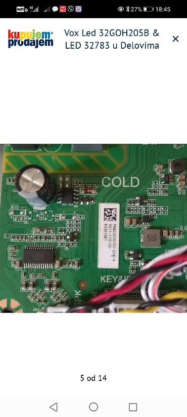 Aksesoari za TV i video: Vox LED televizori za delove – modeli LED 32GOH205B i LED 32783 — 6
