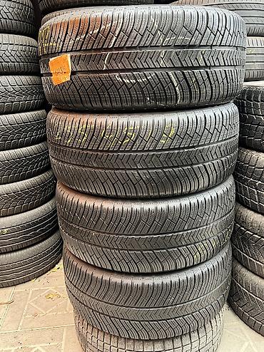 man 19 5: Шины 255 / 45 / R 19, Зима, Б/у, Комплект, Германия, Michelin — 2