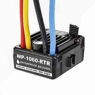 kredit motor: Su Keçirməyən ESC 60A 2S-3S (WP-1060-RTR) Su və toz keçirməyən — 2