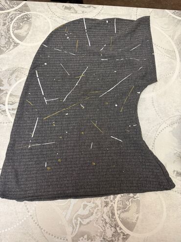 теплые мужские шарфы: Qaranlıq boz rəngli balaklava/başlıq - Material: yumşaq, elastik