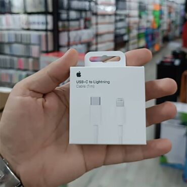 Digər: Kabel Apple USB-C to Lightning Cable 1 m Brend: Apple Rəng: Ağ