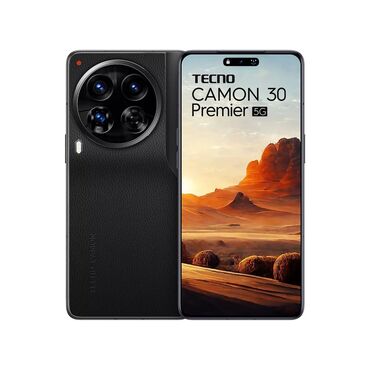 təcili telefon: Tecno Camon 30 Premier 5G, 512 GB, rəng - Qara, Sensor, Barmaq izi, Simsiz şarj