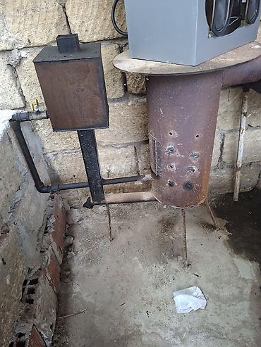 qranit pol: Özəl hazırlanmış dəmir soba/isitmə qurğusu yag peci - Material — 1