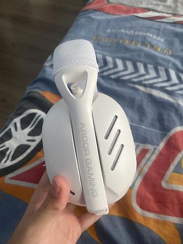 redmi buds 6 active: Игровая гарнитура ARDOR Gaming TEMPLE V2 (белая) - Полноразмерные — 4