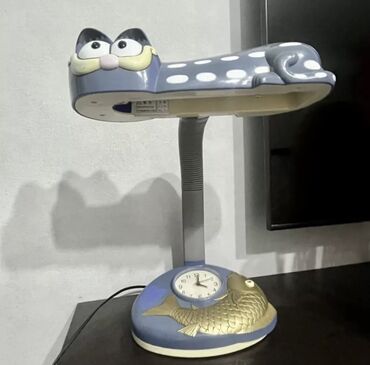 кварцевая лампа купить в бишкеке: Настольная лампа «кошка». Светодиодная. Есть часы и будильник. В