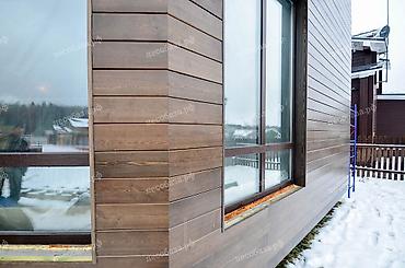 Фасадная отделка «Планкен» из натуральной древесины - Материал