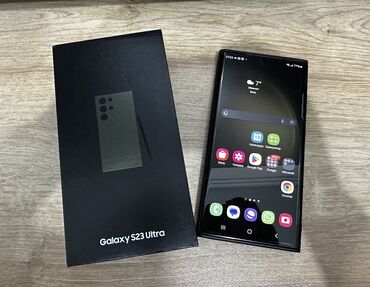 samsunq s23 ultra: Samsung Galaxy S23 Ultra, 256 GB, rəng - Yaşıl, Zəmanət, Sensor, Barmaq izi