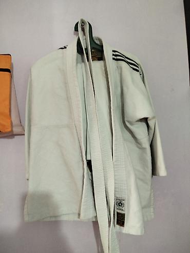 idman forması: Judo/Karate kimono dəsti - Rəng: ağ - Üst geyim (gi) və kəmər daxil - — 1