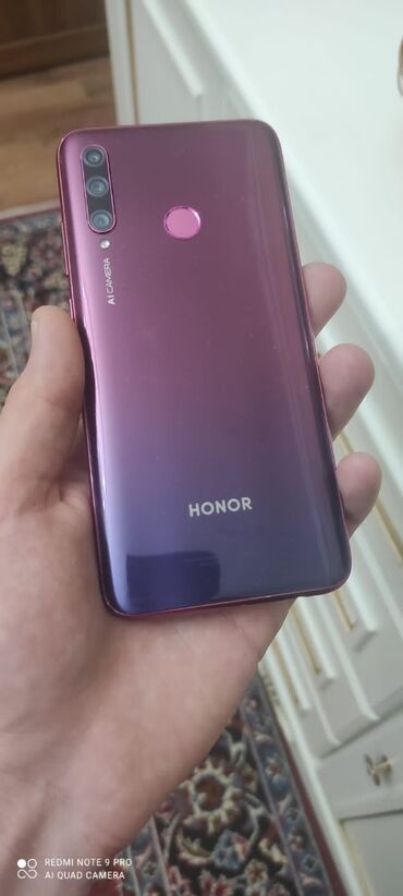 Honor: Honor 10, 128 GB, rəng - Qırmızı, Barmaq izi, Face ID