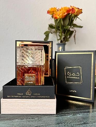 ereb etirleri: Khamrah Lattafa 100ml Ərəblərin möhtəşəm cəzbedici parfümu qaliciliqi — 1