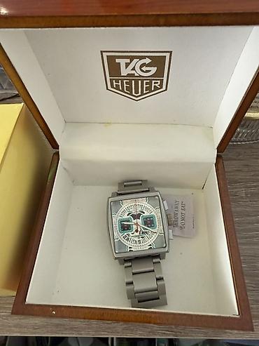 Наручные часы: TAG Heuer Monaco tərzində kişi qol saatı - Korpus: kvadrat formalı — 4