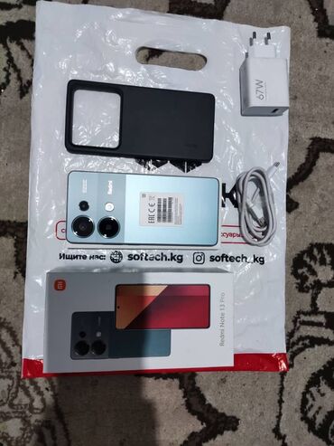 телефон редми буу: Redmi, Redmi Note 13 Pro, Колдонулган, 128 ГБ, түсү - Жашыл, 2 SIM