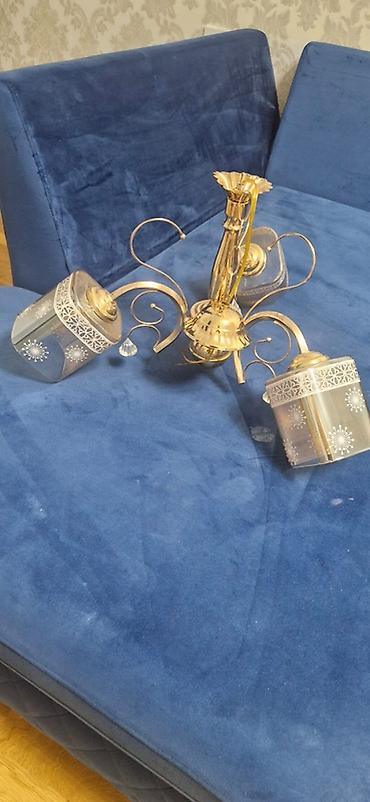 divar üçün işıq: Çılçıraq, 4 lampa, Metal — 3