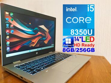 lenovo yoga slim 7 бишкек: Ноутбук, HP, 8 ГБ ОЭТ, Intel Core i5, 14 ", Колдонулган, Татаал эмес тапшырмалар үчүн, эс тутум NVMe SSD
