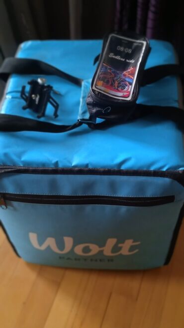 Çanta və çexollar: Wolt çantas təzədir + powerbank və kiçik şeyləri qoymaq üçün çanta + — 12