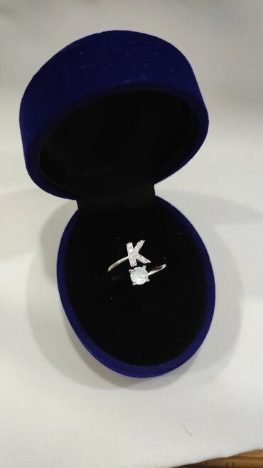 серебрянная ложка: Серебряная колечка с буквой "K" Серебро 925 Без размерный Цена