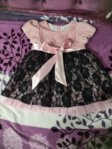 платье на 4 года: Детское платье, цвет - Розовый, Б/у