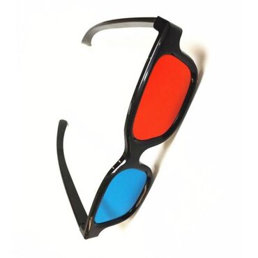 3d очки: 3D очки Digital Анаглифные Стерео В анаглифических красно - голубых