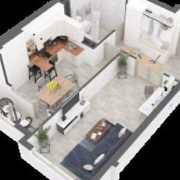 Продажа квартир: 1 комната, 45 м², Элитка, 6 этаж, Готовая ПСО (под самоотделку) — 9