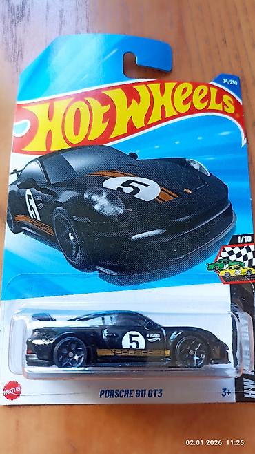 Оюнчуктар: Игрушка машинка Хот вилс оригинал PORSCHE 911 GT3,PORSCHE кабриолет — 1
