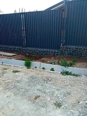 Фасадные работы: Таш фундамент забор — 3