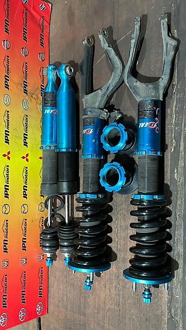 Амортизаторы, пневмобаллоны: Комплект пружин амортизатора Honda 2005 г., Б/у, Оригинал, Япония — 2