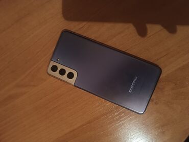 чехол для телефона samsung: Samsung Galaxy S21 5G, Б/у, 256 ГБ, цвет - Фиолетовый, eSIM, 1 SIM
