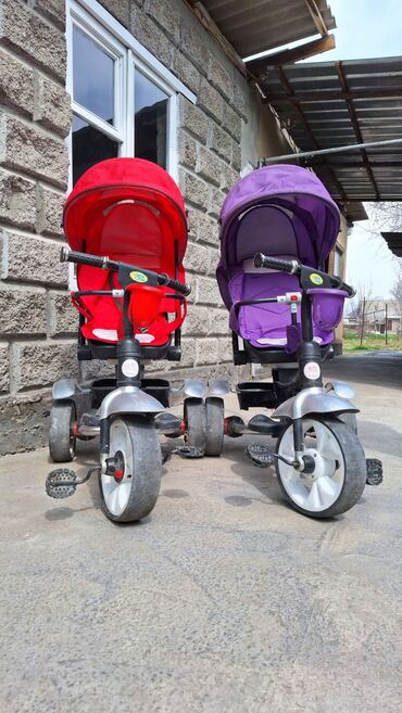 коляска hot mom 2 в 1: Коляска, цвет - Фиолетовый, Б/у