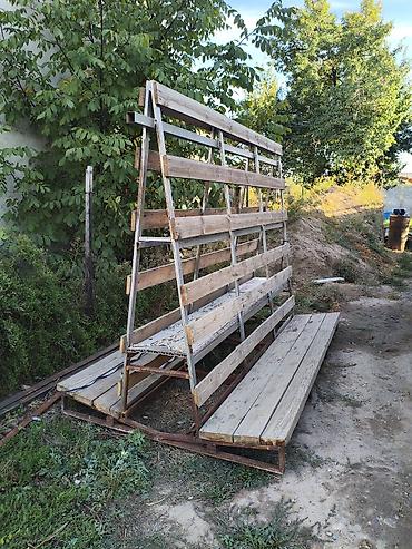 Үй жана бакча үчүн бардык: Отургуч Металл, Жөлөнгүчү менен, Чатырсыз — 2