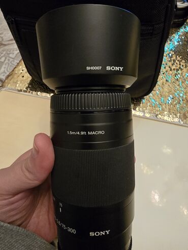 Obyektivlər və filtrləri: Sony tele-zoom obyektiv – SAL75300. Təcili Sony 75-300mm f/4.5-5.6 — 5