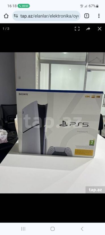 komputer ucun oyun diskleri: PlayStation 5 PS5 Slim 1 TB Təzə yeni bağlı lisenziyali resmi Avropa