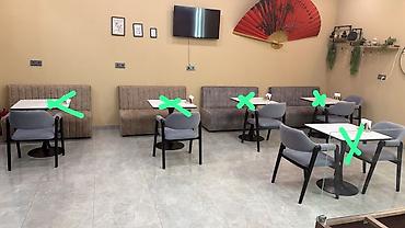 restoran stullari: Endirim‼️Kafe,restoran, chay evi uchun 4 eded divan her biri 70 Azn. 9 — 1