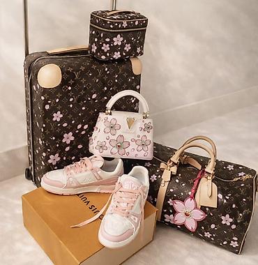 туфли 39: Чемодан Louis Vuitton x Takashi Murakami, коллекция Cherry Blossom — 2