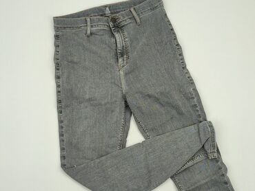 spódniczka jeansowe szara: Jeansy, L, stan - Bardzo dobry